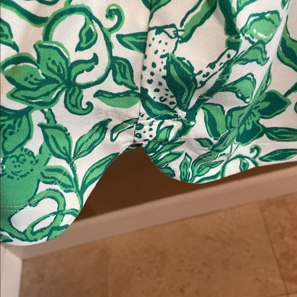 LILLY PULITZER MARGENE SLEEP DRESS FIDDLE LEAF GREEN LARGE 🌺 - Picture 7 of 8